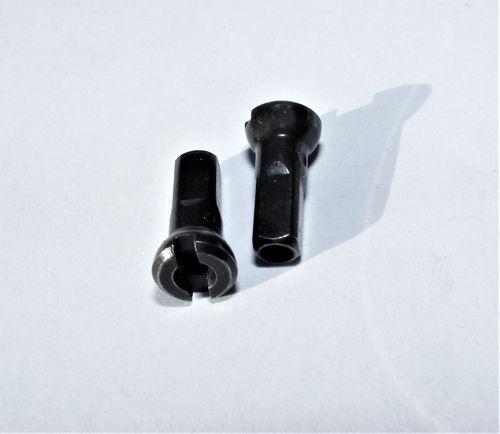 Sapim Polyax Messing Nippel Secure Lock 12mm schwarz